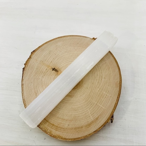 Selenite 6” x .75” Sticks - 2 Per Order - Picture 4 of 6